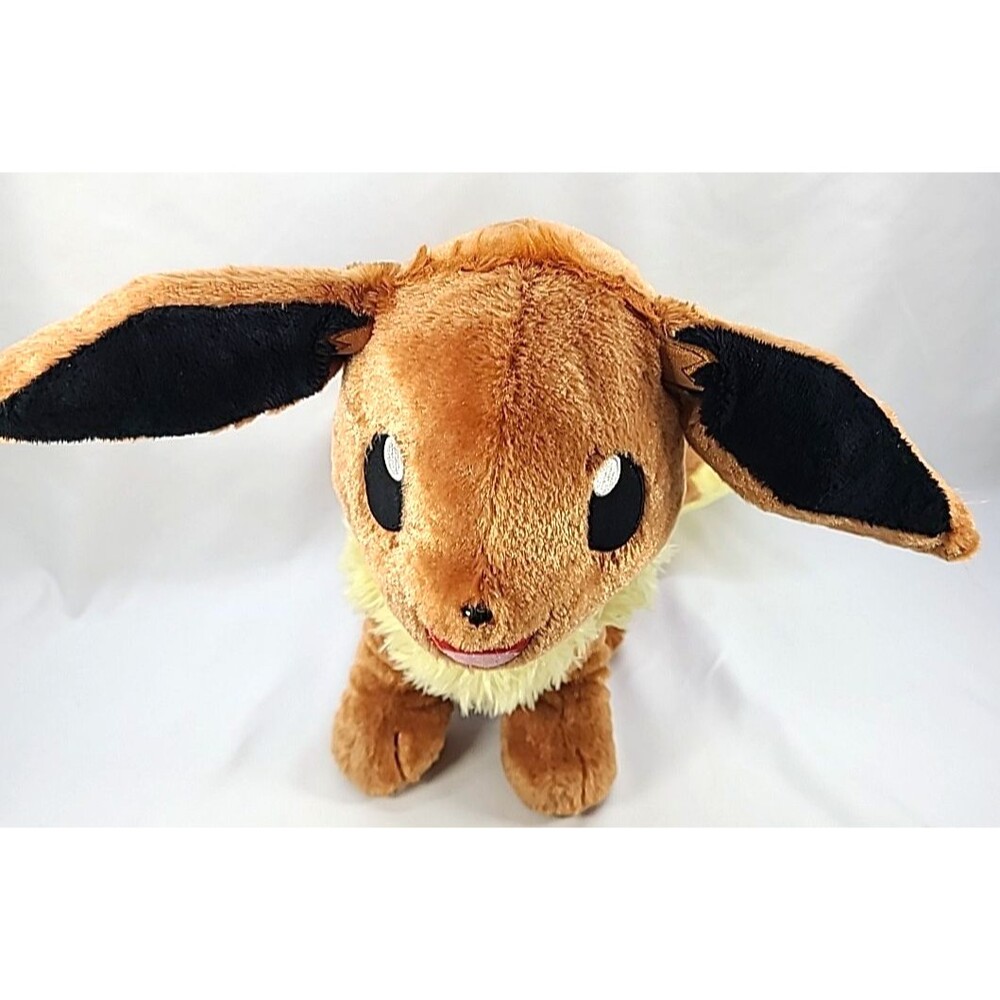 Build A Bear Pokemon Eevee Plush Stuffed Animal 12" tall almost 18" long